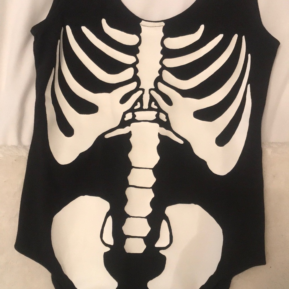 Skeleton bodysuit